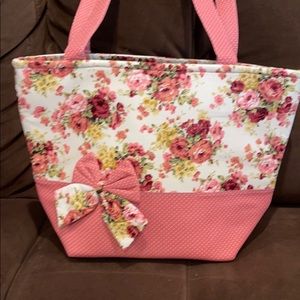 Floral tote bag